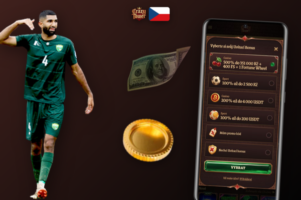 Zadejte promo kód do registračního formuláře Crazytower Casino a získejte free spiny
