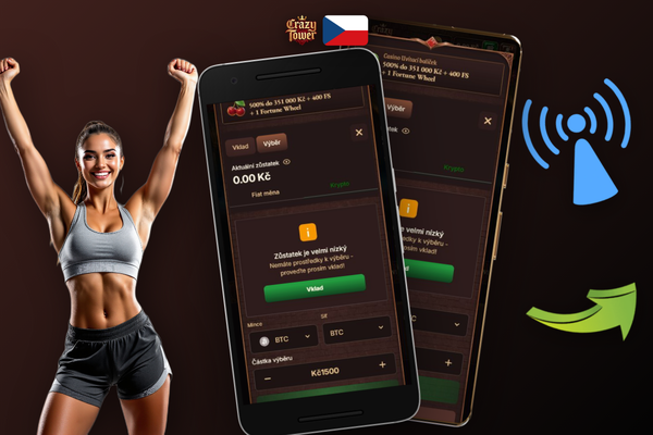 Zrušení čekajícího výběru výher v mobilní aplikaci Crazytower Casino ve stavu pending